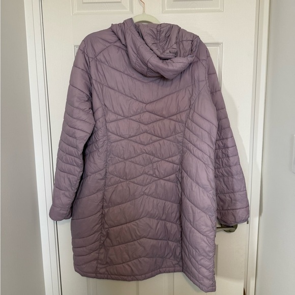 Paradox Long Quilted Tricia Purple Primaloft Down Alternative winter Jacket XXL - Picture 14 of 15